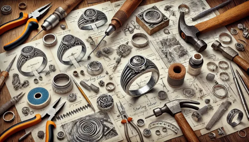 Handgjorda silverringar - Från idé till färdig produkt