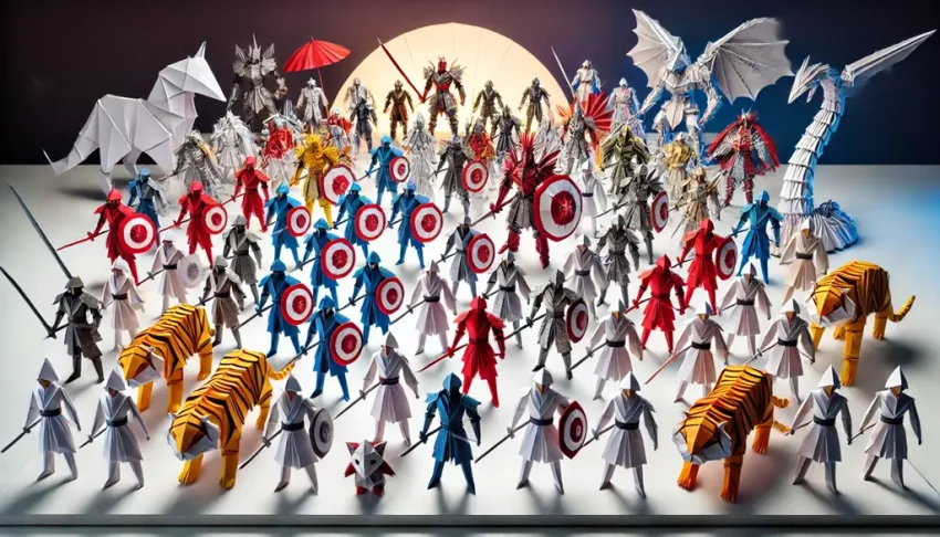 Hur man gör en origamiarmé samla dina egna origamifigurer