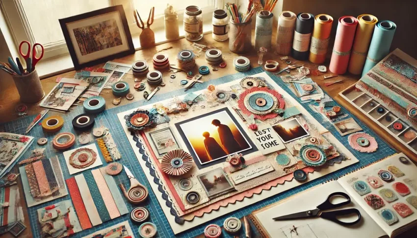 Scrapbooking som konst hur du skapar ett konstverk av dina minnen