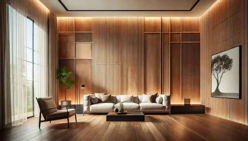 Skapa en designervägg med träpaneler