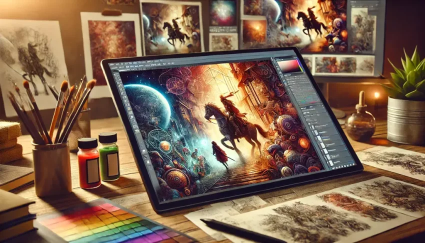 Storytelling i digital konst - Hur du skapar berättelser genom bild