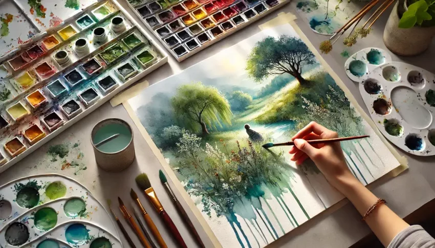 Fånga naturens skönhet i akvarell - tips och tekniker