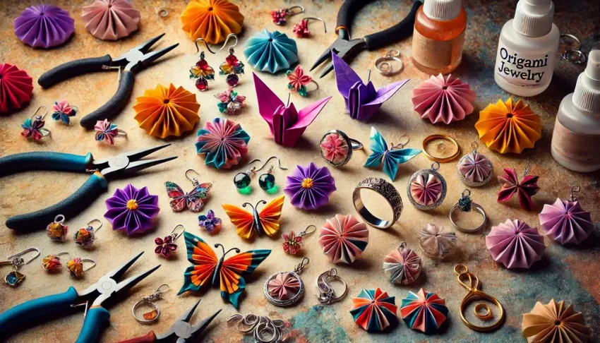 Origamismycken hur du gör egna papperssmycken