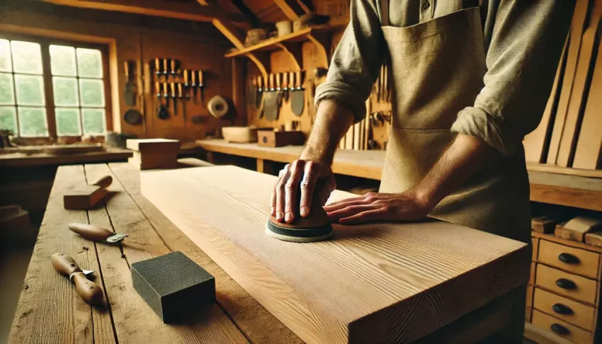 Så slipar du trä för en perfekt yta