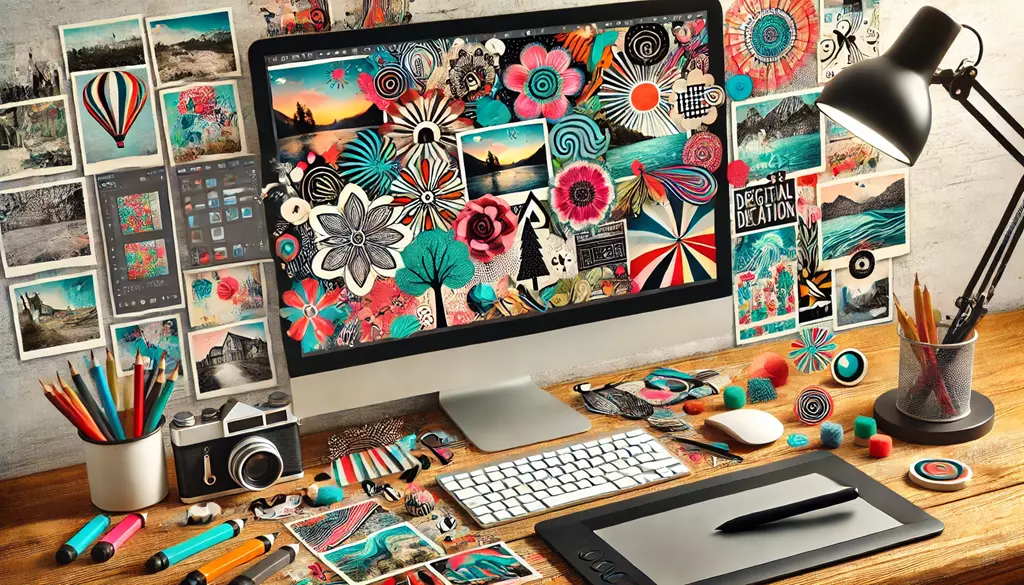 Skapa dina första digitala collage - hur du kombinerar foton och illustrationer