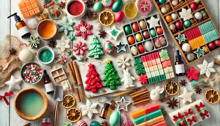 Skapa tema-tvålar för jul och andra högtider