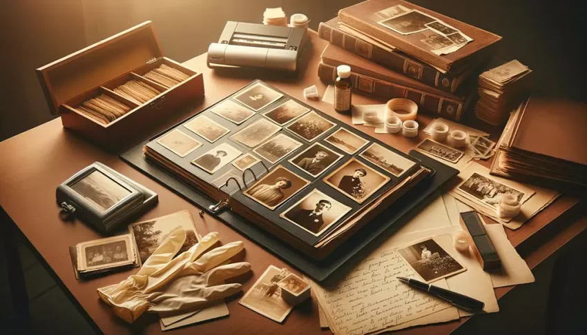 Tips för att bevara gamla fotografier i album
