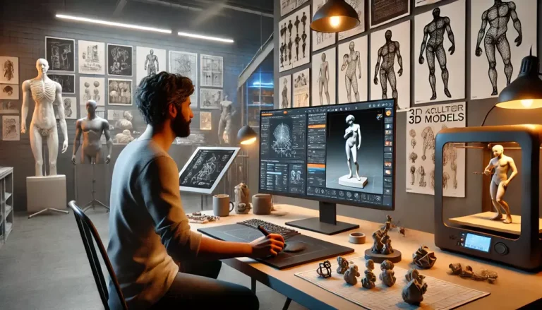 Utforska tekniker för att skapa digitala skulpturer och modeller