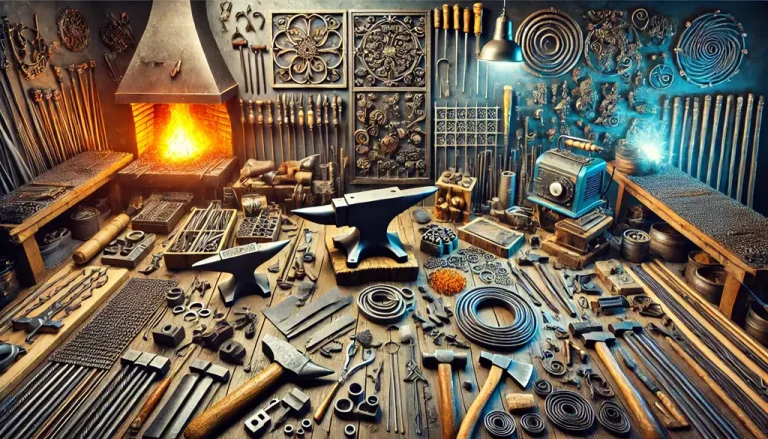 Metallbearbetning och formning i konstsmide