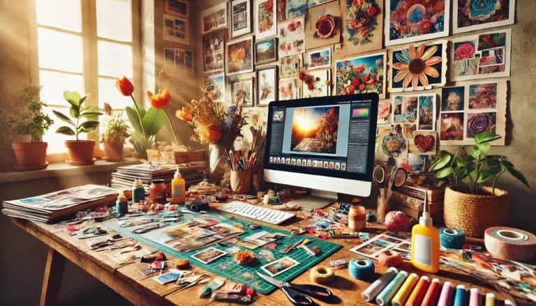 Skapa ett fotocollage Enkla tekniker för kreativa projekt